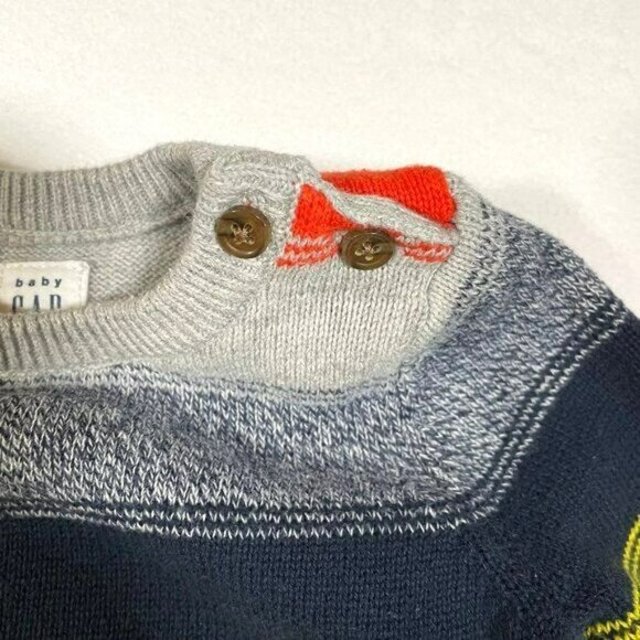 Baby Gap Infant Rainbow Striped Sweater One-Piece Jumpsuit 0-3 months - Picture 3 of 6